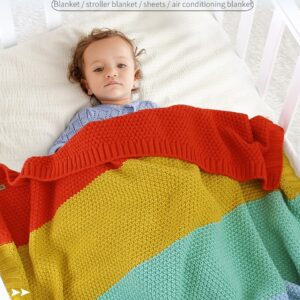 Baby Blankets Soft Infant Swaddle Wrap Quilts Knitted
