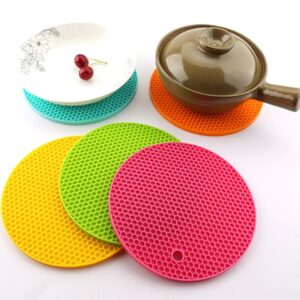 18/14cm Round Heat Resistant Silicone Mat Drink Cup